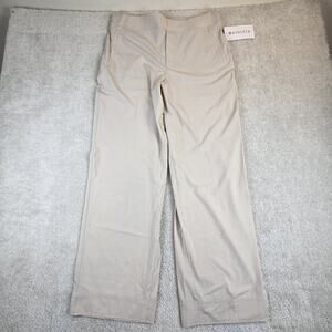 Athleta Brooklyn Heights New Wide Leg Pant Womens Size 14 Cream NWT